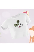 playbackmoda Crop-top Miki Mouse Baskılı Yarım Tişört thumbnail 1