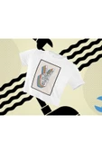 playbackmoda Crop-top Pop Art Love Peace Joy Hope Baskılı Yarım Tişört thumbnail 1