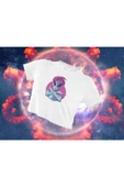 playbackmoda Crop - Top Uzaylı Alien Tasarım Kısa Tişört thumbnail 2