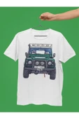 playbackmoda LAND ROVER , DEFENDER, OFFROAD , YEŞİL , BASKILI TİŞÖRT thumbnail 1