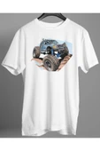 playbackmoda Owersize Tasarım Offroad Pickup Kamyonet Baskılı Tişört thumbnail 1