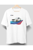 playbackmoda Owersize Tasarım Bmw Desen Baskılı Tişört thumbnail 1