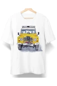 playbackmoda Owersize Tasarım Land Rover Defender Baskılı Tişört thumbnail 1