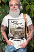playbackmoda Owersize Tasarım Land Rover Series3 Baskılı Tişört thumbnail 2