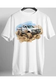 playbackmoda Owersize Tasarım Offroad Pickup Kamyonet Baskılı Tişört - 1