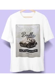 playbackmoda Owersize Tasarım Vosvos Volkswagen Beetle Baskılı Tişört thumbnail 1
