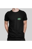 playbackmoda Owersize Tasarım Land Rover Logo Baskılı Tişört thumbnail 1