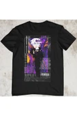 playbackmoda Akiki Tasarım, Gojo Saturo, Anime - Manga, Siyah Oversize Tişört, Xl Beden thumbnail 1