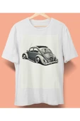 playbackmoda Owersize Tasarım Vosvos Volkswagen Beetle Baskılı Tişört thumbnail 1