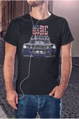 playbackmoda Owersize Tasarım American Muscle Car Legends Mustang Baskılı Tişört - 2
