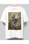 playbackmoda Owersize Tasarım Rock Poster Lamb Of God Baskılı Tişört thumbnail 1