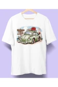 playbackmoda Owersize Tasarım Vosvos Volkswagen Beetle Baskılı Tişört thumbnail 1