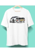 playbackmoda Owersize Tasarım Bmw Desen Baskılı Tişört - 1