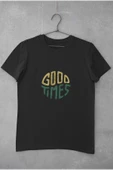 playbackmoda Oversize Good Times Yazı Tasarım Baskılı Oversize Tişört thumbnail 1