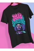 playbackmoda Owersize Tasarım Rock Poster Jımı Hendrıx Baskılı Tişört thumbnail 1