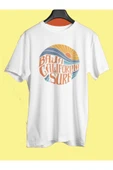 playbackmoda Owersize Tasarım Ülke Şehir California Baskılı Tişört thumbnail 1