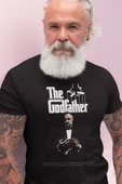 playbackmoda Owersize Film Afiş The Godfather Tasarım Baskılı Tişört thumbnail 2