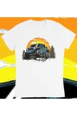 playbackmoda Owersize Offroad Jeep Tasarım Baskılı Tişört thumbnail 1