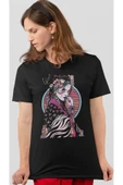 playbackmoda Owersize Ilustrasyon Japon Geyşa Tasarım Baskılı Tişört thumbnail 2