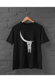 playbackmoda Owersize Tasarım Uzay Uzaylı Astronot Baskılı Tişört thumbnail 1