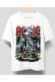 playbackmoda Owersize Tasarım Rock Poster Acdc Baskılı Tişört thumbnail 1