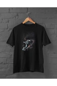 playbackmoda Owersize Tasarım Uzay Uzaylı Astronot Baskılı Tişört thumbnail 1