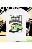 playbackmoda Owersize Volkswagen T1 Split Screen Tasarım Baskılı Tişört thumbnail 1