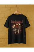 playbackmoda Owersize Tasarım Rock Poster Lamb Of God Baskılı Tişört thumbnail 1