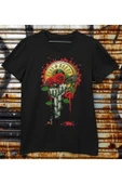 playbackmoda Owersize Tasarım Rock Poster Guns And Roses Baskılı Tişört thumbnail 1