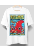 playbackmoda Owersize Tasarım Rock Poster Red Hot Chılı Peppers Baskılı Tişört thumbnail 1