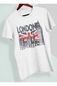 playbackmoda Owersize Tasarım Ülke Şehir London Baskılı Tişört thumbnail 1
