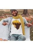 playbackmoda Owersize Tasarım Ülke Şehir Afrika Baskılı Tişört - 2