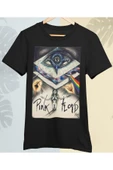 playbackmoda Owersize Tasarım Rock Poster Pink Floyd Baskılı Tişört thumbnail 1