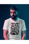 playbackmoda Owersize You Have Got Enough Yazı Baskılı Tişört thumbnail 2
