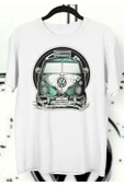 playbackmoda Owersize Volkswagen T1 Summer Travel Tasarım Baskılı Tişört thumbnail 1