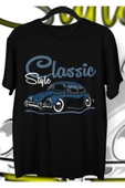 playbackmoda Owersize Volkswagen Beetle Classic Style Tasarım Baskılı Tişört thumbnail 1