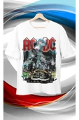 playbackmoda Owersize Tasarım Rock Poster Acdc Baskılı Tişört thumbnail 2