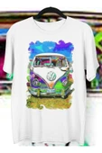 playbackmoda Owersize Volkswagen T1 Summer Tasarım Baskılı Tişört thumbnail 1