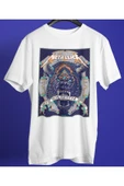 playbackmoda Owersize Tasarım Rock Poster Metallica Baskılı Tişört thumbnail 1