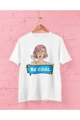 playbackmoda Owersize Tasarım Pop Art Be Cool Baskılı Tişört thumbnail 1