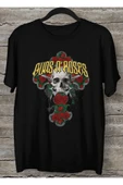 playbackmoda Owersize Müzik Guns N Roses Tasarım Baskılı Tişört thumbnail 1
