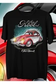 playbackmoda Owersize Volkswagen Beetle Air Cool Tasarım Baskılı Tişört thumbnail 1
