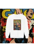 playbackmoda Akiki Tasarım Queen Radio Gaga Vintage Ilüstrasyon Sweatshirt thumbnail 1