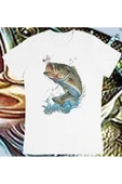 playbackmoda Owersize Balıkçılık Deniz Tasarım Baskılı Tişört thumbnail 1