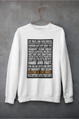 playbackmoda Akiki Tasarım Sportif Motivasyon - Rutinden Uzak Dur 2 Sweatshirt thumbnail 1