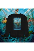 playbackmoda Akiki Tasarım Harika Yaz Göl Kenarı Ilüstrayon Sweatshirt thumbnail 1