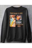 playbackmoda Akiki Tasarım, Portgas D Ace, Anime - Manga, Siyah Sweatshirt, L Beden thumbnail 1
