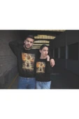 playbackmoda Akiki Tasarım Kurt Ve Motosiklet Fantastik ,siyah Sweatshirt Ak10110 - 2