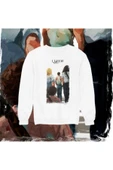 playbackmoda Akiki Tasarım Queen Konsere Doğru Yağlı Boya Ilüstrasyon Sweatshirt thumbnail 1