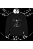 playbackmoda Akiki Tasarım Tactical Vitruvian Man - Taktik Vitruvian Adamı Sweatshirt thumbnail 1